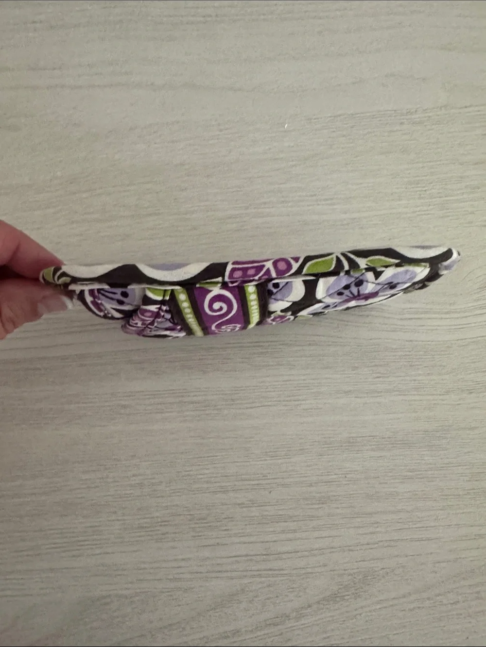 Vera Bradley Plum Petals Glasses Case EUC - Picture 4 of 5